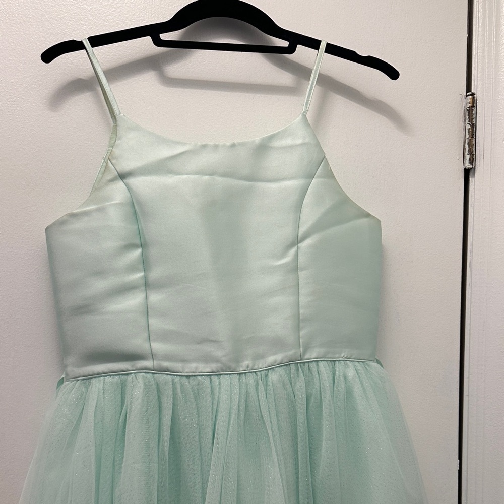 Zunie Mint Green Formal Kids Dress
